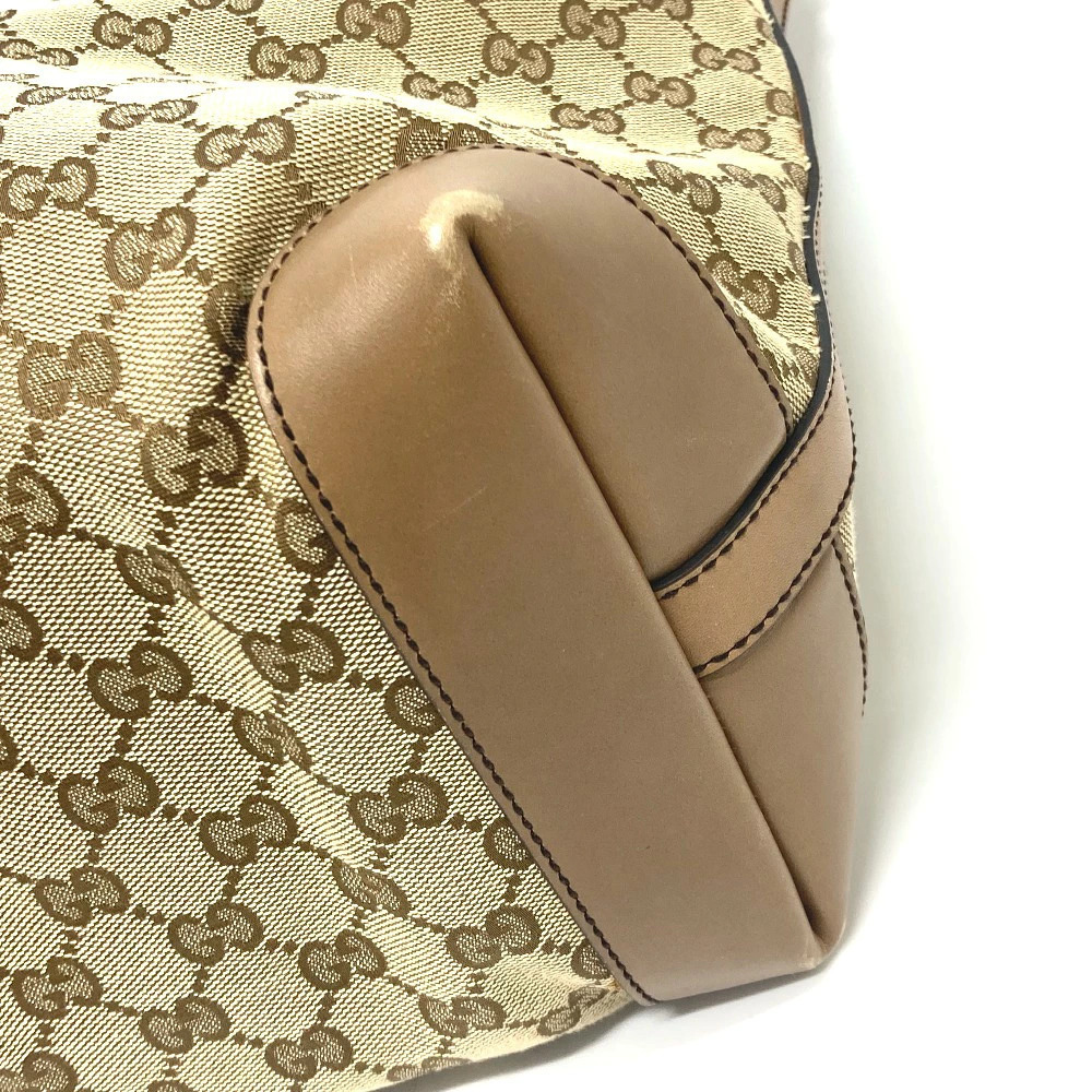 Gucci Beige Tote Bag Clutch GG Canvas - Picture 7 of 15